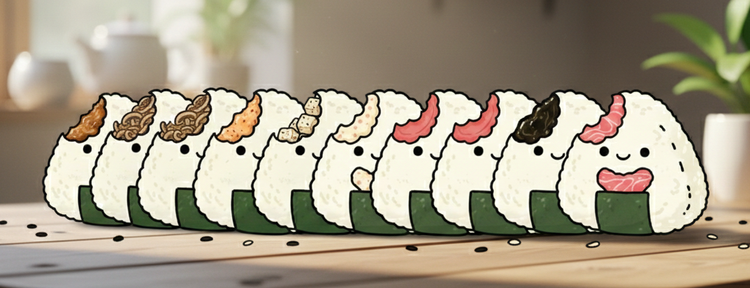 ⭐ Les meilleures farces pour onigiris