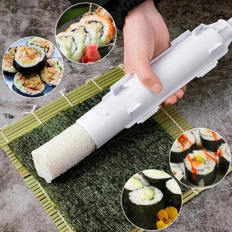 🍣 Kit à Maki Japonais – Moules à riz, tapis