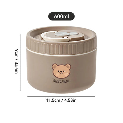 🍱 Boîte Bento Isotherme en Acier Inoxydable