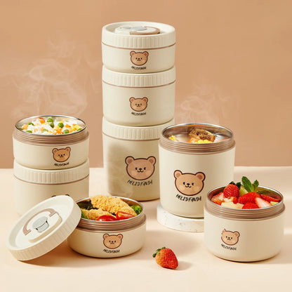 🍱 Boîte Bento Isotherme en Acier Inoxydable