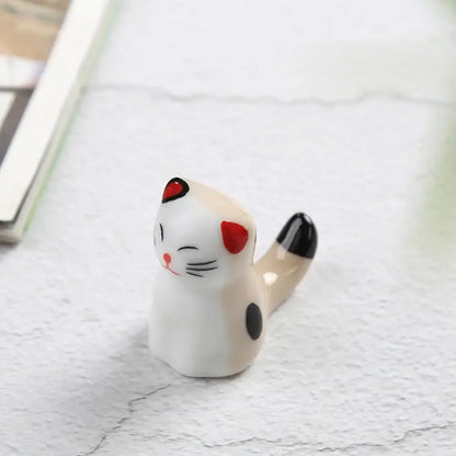 🐾 Repose-baguettes Maneki-neko en céramique