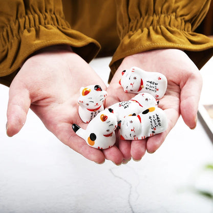 🐾 Repose-baguettes Maneki-neko en céramique